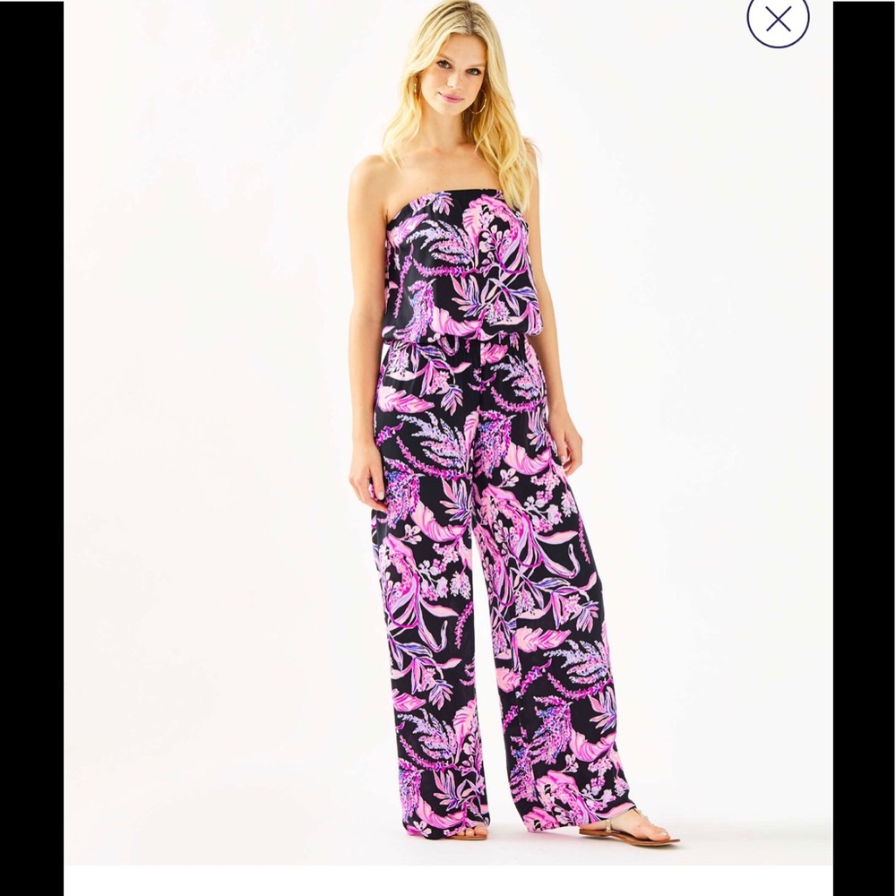 Lily Pulitzer Pim Jumpsuit in Onyx wild within